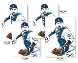 Cal Raleigh Seattle Mariners Baseball Art Poster