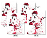 Chase Utley Philadelphia Phillies Baseball Art Poster