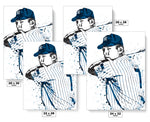 Mickey Mantle New York Yankees Baseball Art Poster