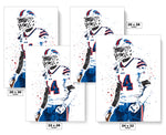 Stefon Diggs Buffalo Bills Football Art Poster