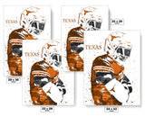 Texas Longhorns NCAA College Art Poster