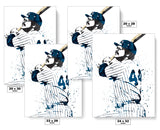 Reggie Jackson New York Yankees Baseball Art Poster