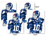 Eli Manning New York Giants Football Art Poster