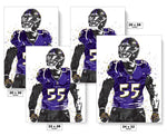 Terrell Suggs Baltimore Ravens Football Art Poster