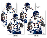 Devin Hester Chicago Bears Football Art Poster