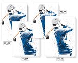 Jordan Spieth Golf Art Poster