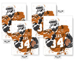 Ricky Williams Texas Longhorns NCAA College Art Poster