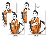 Devin Booker Phoenix Suns Basketball Art Poster