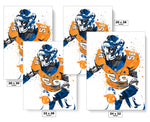 Von Miller Denver Broncos Football Art Poster