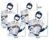 Jeremy Pena Houston Astros Baseball Art Poster