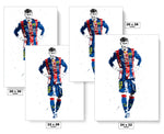 Neymar Jr FC Barcelona Soccer Futbol Art Poster