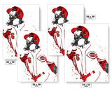 Jonathan India Cincinnati Reds Baseball Art Poster