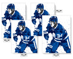 Auston Matthews Toronto Maple Leafs Hockey Art Poster