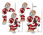 Steve Young San Francisco 49ers Football Art Poster