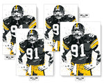 Kevin Greene Pittsburgh Steelers Football Art Poster