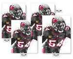 Lavonte David Tampa Bay Bucs Football Art Poster