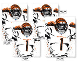 Ja'Marr Chase Cincinnati Bengals Football Art Poster