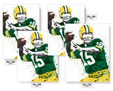 Bart Starr Green Bay Packers Football Art Poster