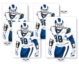 Aaron Donald Los Angeles Rams Football Art Poster