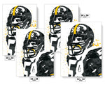 Jack Lambert Pittsburgh Steelers Football Art Poster