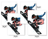 Chloe Kim Olympics Art Poster