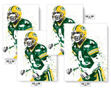 Brett Favre Green Bay Packers Football Art Poster