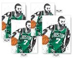 Jaylen Brown Boston Celtics Basketball Art Poster