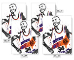 Charles Barkley Phoenix Suns Basketball Art Poster