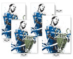 Didier Drogba Chelsea Soccer Futbol Art Poster