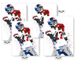 Plaxico Burress New York Giants Football Art Poster