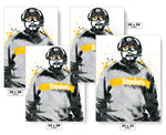 Mike Tomlin Pittsburgh Steelers Football Art Poster