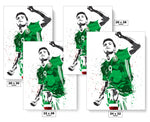 Raul Jimenez Mexico Soccer Futbol Art Poster