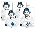 Thurman Munson New York Yankees Baseball Art Poster