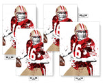 Joe Montana San Francisco 49ers Football Art Poster