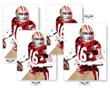 Joe Montana San Francisco 49ers Football Art Poster