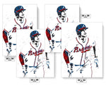 Matt Olson Atlanta Braves Baseball Art Poster