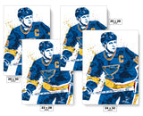 Brett Hull St Louis Blues Hockey Art Poster