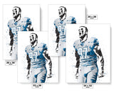 Aidan Hutchinson Detroit Lions Football Art Poster