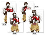 Thomas "Hitman" Hearns Boxing Art Poster