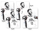 Paul George Los Angeles Clippers Basketball Art Poster