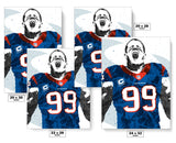 JJ Watt Houston Texans Football Art Poster