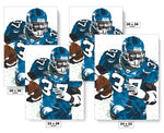 Shaun Alexander Seattle Seahawks Football Art Poster