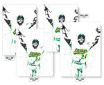 Rickey Henderson Las Vegas Athletics Baseball Art Poster