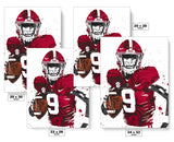 Bryce Young Alabama Crimson Tide NCAA College Art Poster