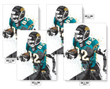 Jimmy Smith Jacksonville Jaguars Football Art Poster