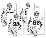 Maxx Crosby Las Vegas Raiders Football Art Poster