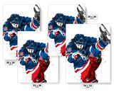 Artemi Panarin New York Rangers Hockey Art Poster