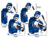 Joey Gallo Texas Rangers Baseball Art Poster