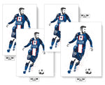 Lionel Messi PSA Soccer Futbol Art Poster