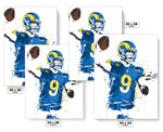 Matthew Stafford Los Angeles Rams Football Art Poster